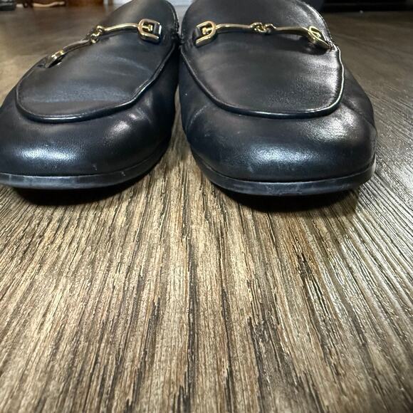 SAM EDELMAN Linnie Black Horse Bit Loafer Mule Slide 7M - Picture 6 of 11